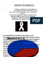 El Cancer en Mexico
