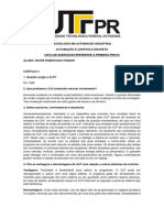 Controle discreto CLP exercícios capítulos automação industrial