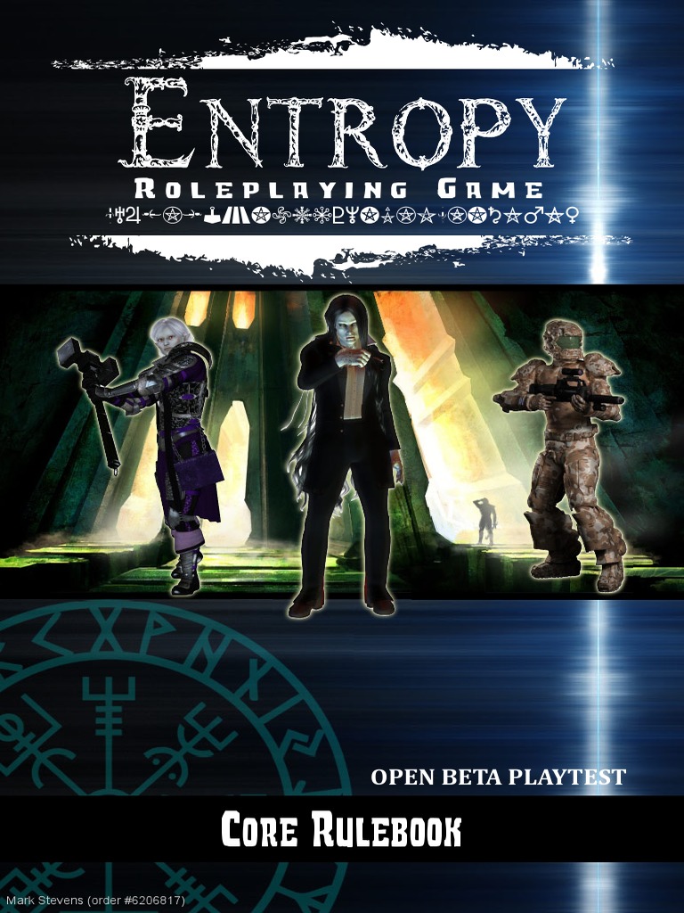 Entropy RPG Open Beta Playtest Guide | PDF | Dice | Role Playing Games