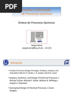 Síntese de Processos Químicos - PDF