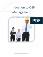 Introduction To OSH Management