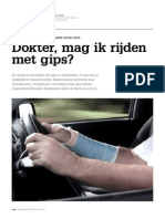 Dokter Mag Ik Rijden Met Gips