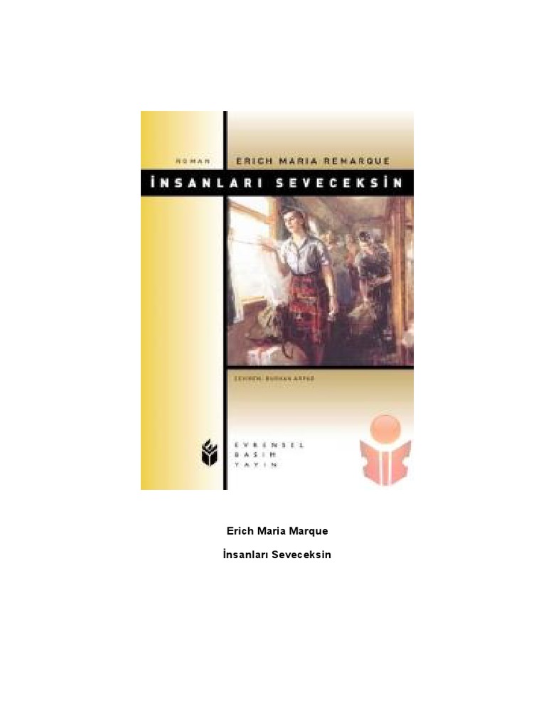 Insanlari Seveceksin Erich Maria Remarque