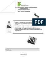 PROVA - Tecnico Integrado 2014