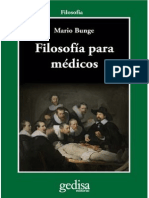 Bunge- Filosofía Para Médicos, Ed Gedisa