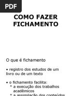 Como Fazer Fichamento