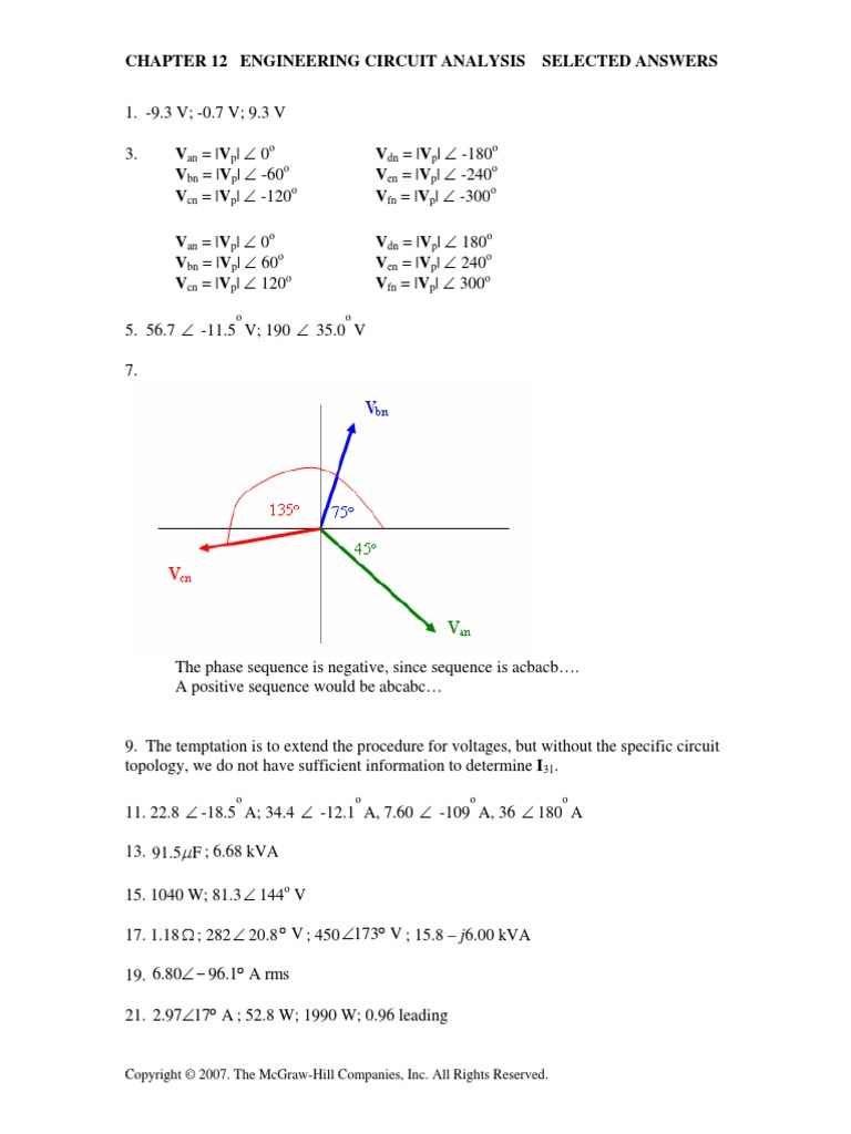 Chapter 12 Selected Answers | PDF