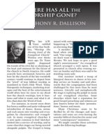 2010 Issue 2 - Where Has All The Worship Gone? - Counsel of Chalcedon