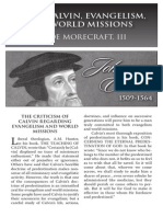 2010 Issue 2 - John Calvin, Evangelism, and World Missions - Counsel of Chalcedon