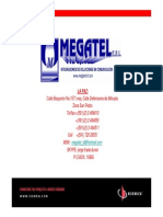 Longevidad de Cable Estructurado SIEMON CAT 6A - MEGATEL 2012