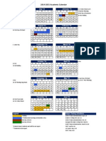 2014-15 Calendar