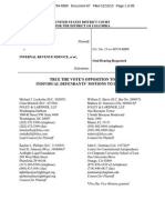 TrueTheVote v. Lerner Et Al Opp MTD 11-15-2013