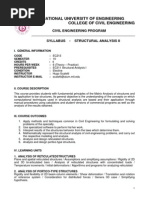 Syl Lab Structural Analysis 2