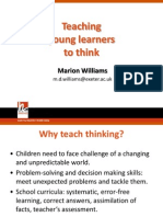 Teaching Young Learners To Think Presentation