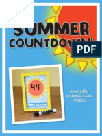 Summer Countdown Picture Freebie