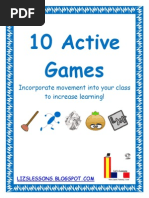 Free Active Games Vocabulary Question