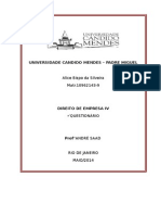 Universidade Candido Mendes - Padre Miguel: Alice Bispo Da Silveira Matr.10962143-9
