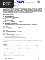 Apostila de Ligações Químicas (Iônica, Covalente e Metálica)