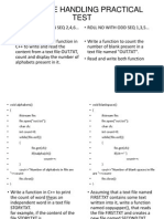 Data File Handling Practical Test