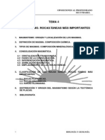 Magmatismo Rocas Igneas Mas Importantes