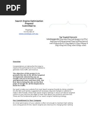 SEO Proposal