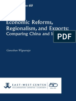 Economic Reforms, Regionalism, and Exports:: Comparing China and India