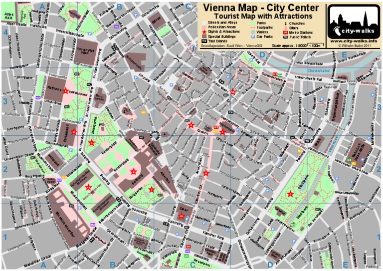 Vienna City Center Map PDF 1
