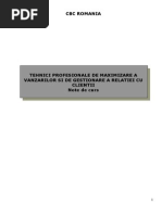 Manipularea Vanzarilor Si Negocierilor