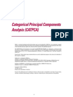 Categorical Principal Component Analysis