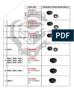 Isuzu: No. Car Info. Part No. Rocker Cover Bush (Bolt)