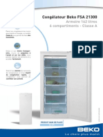 Beko Freezer FSA21300