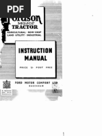 Download Fordson Major Tractor Manual by feral860 SN23656994 doc pdf