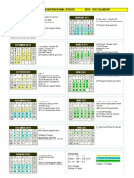 Dostyk American International School 2014 - 2015 Calendar