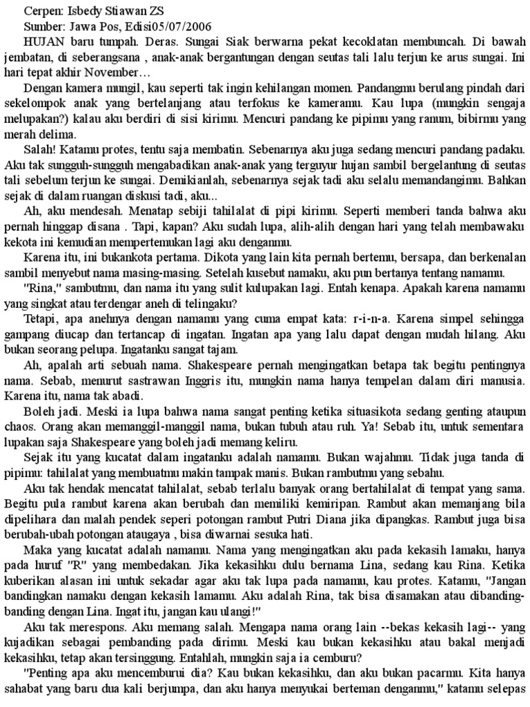 Cerpen Jawa