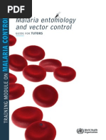 Malaria Entomology and Vector Control: Guide For Tutors