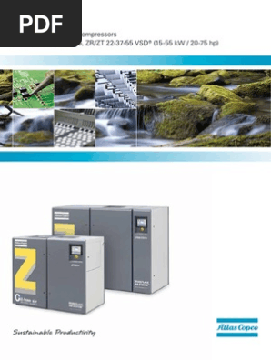 Atlas Copco Zt55 Pdf Gas Compressor Mechanical Fan