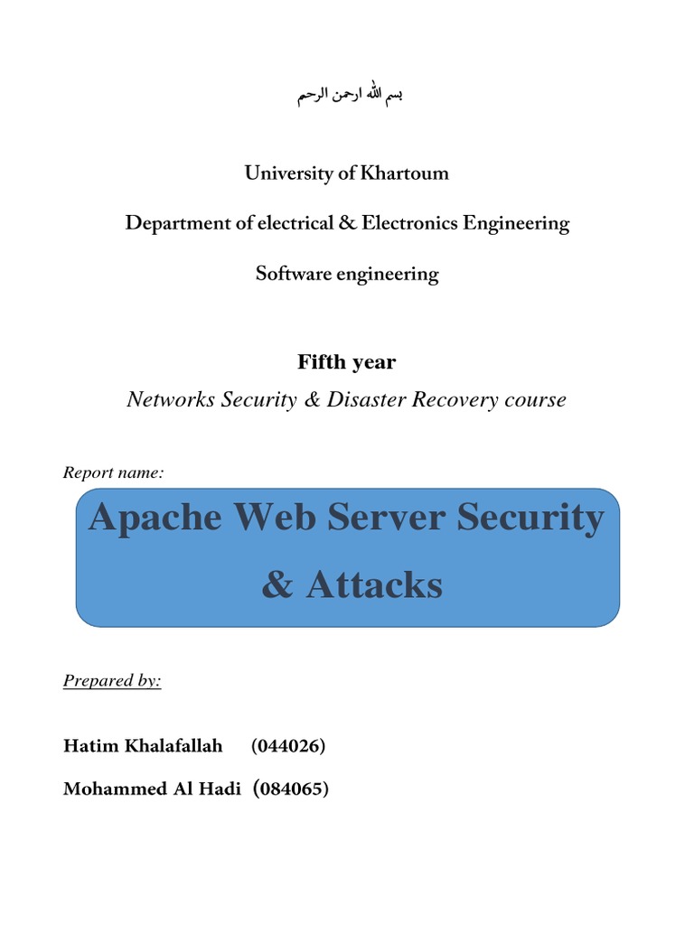 Apache Web Server Security & Attacks | PDF | Denial Of Service Attack ...