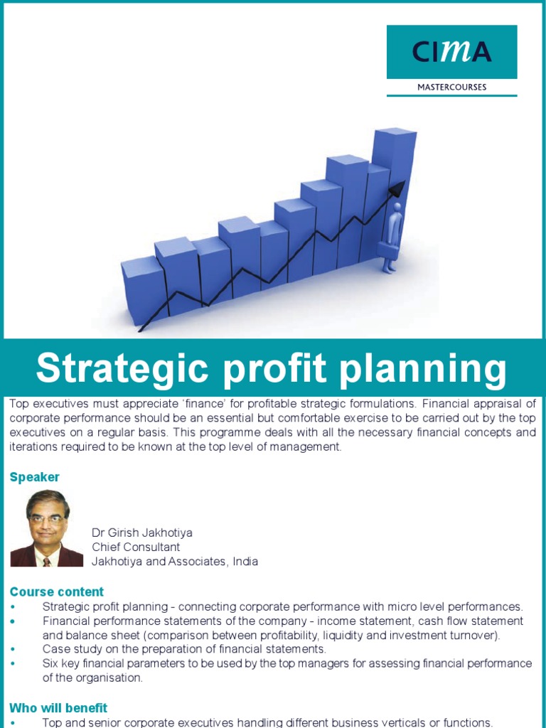 Strategic Profit Planning for Executives | PDF | Corporations | Earnings
