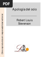 1877 - Apología Del Ocio (An Apology For Idlers)