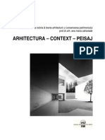 Arhitectura Context Peisaj