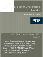 Organisasi Dalam Universitas Trisakti