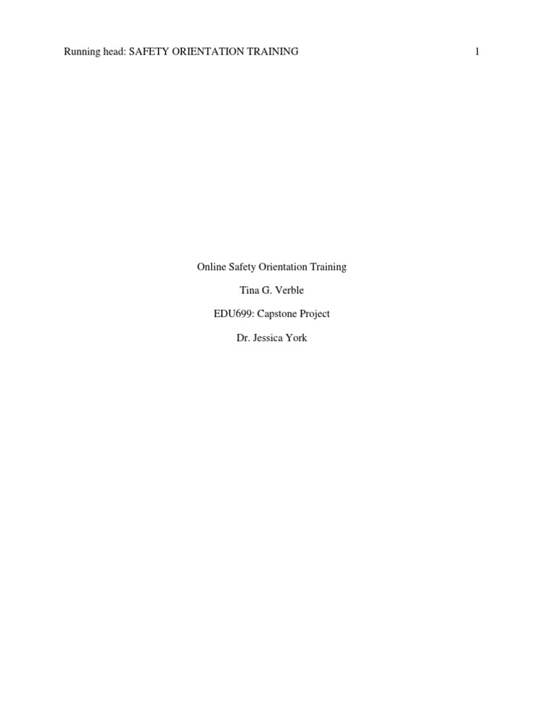 Online Safety Orientation Training | PDF | Instructional Design ...