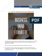 15 Tips for Business Email Etiquette