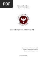ópera em portugal - 7 libretos na BPE