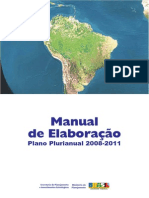 Manual Elaboração PPA 2008-2011