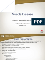 Muscle Disease: Neurology Rotation Lecture Series