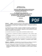 Decreto Ley 2 Del 7 de Enero de 1997-Panamá