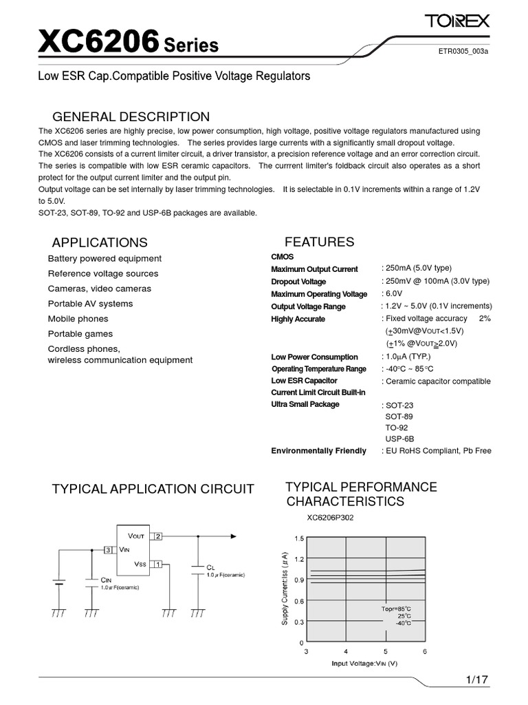 XC6206P332MR-'662K' SMD Voltage Regulator | Electrical Engineering ...