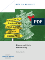 Bildungspolitik in Brandenburg