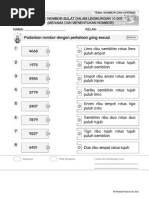 Latih Tubi Matematik Tahun 2